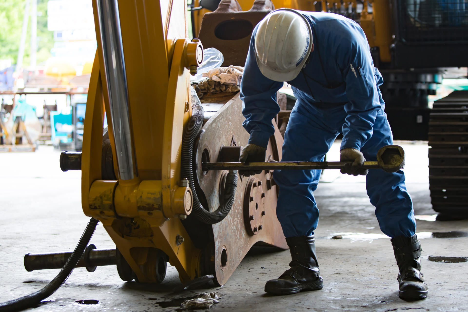 建設・産業機械の修理・整備
